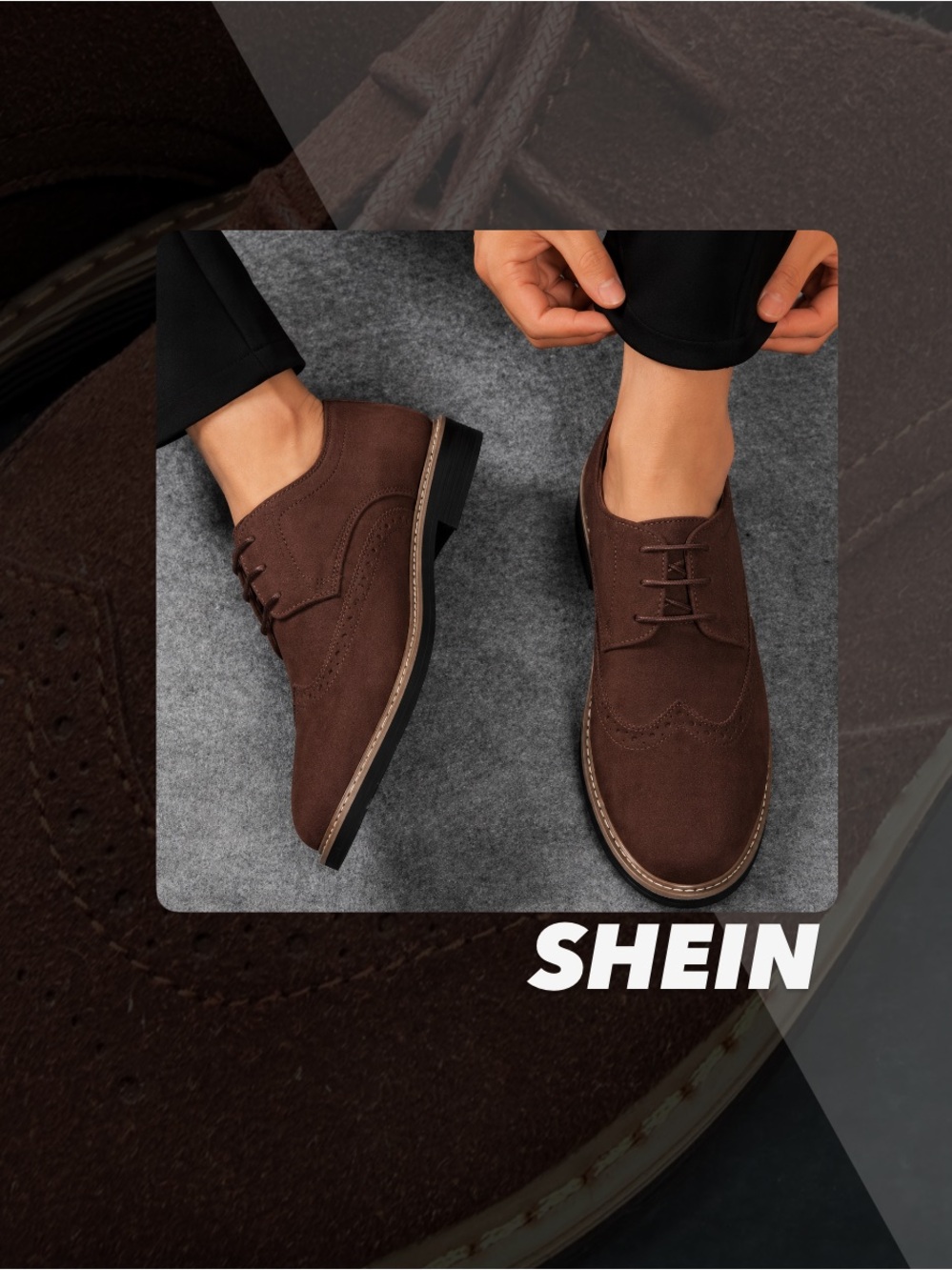 NWOT Shein Wingtip Derby Shoes
